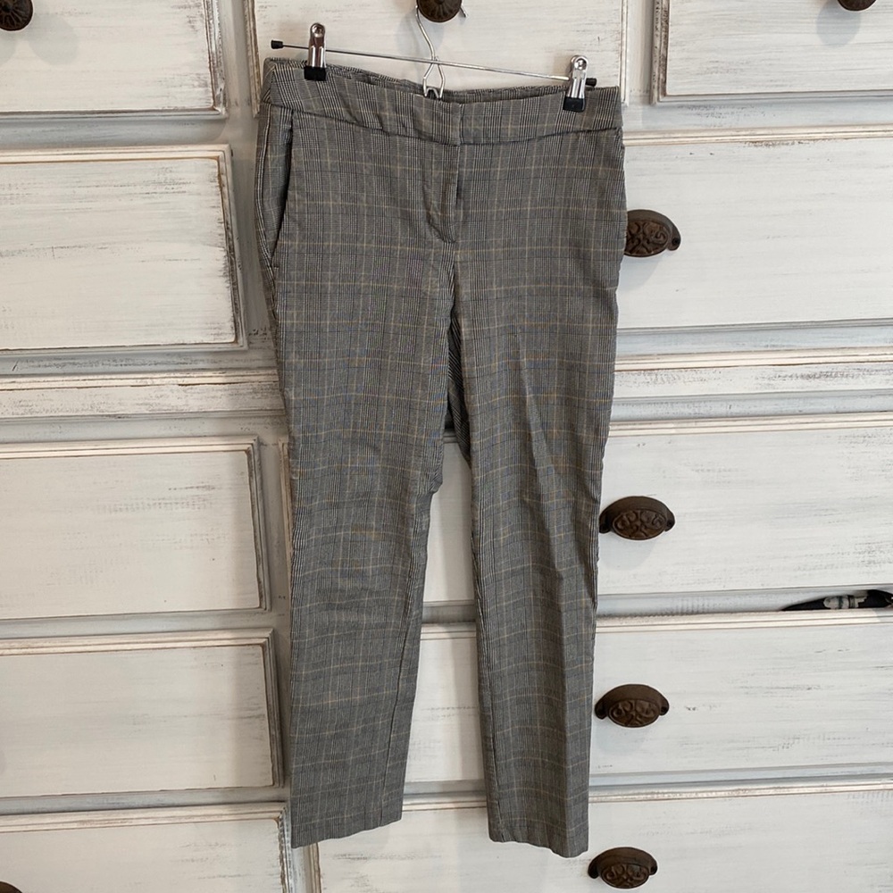 Adrienne Vittadini Plaid Pants Workwear Old Money